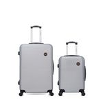 BLUESTAR BLUESTAR - LOT DE 2 - Valises grand format et cabine LONDON. Coloris disponibles : Noir, Beige, Rose, Gris, Bleu