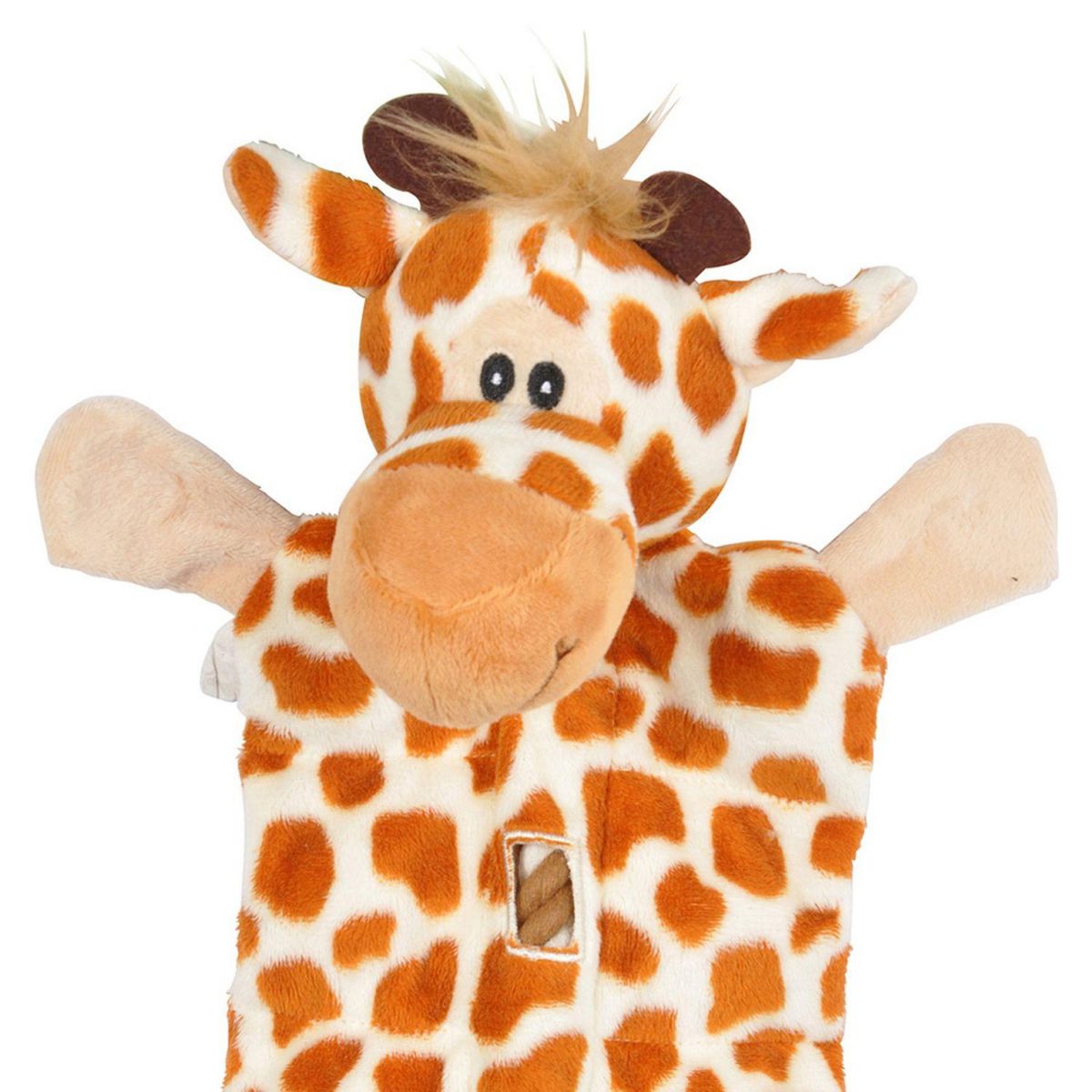 LOVE STORY Peluche girafe avec corde pour chien