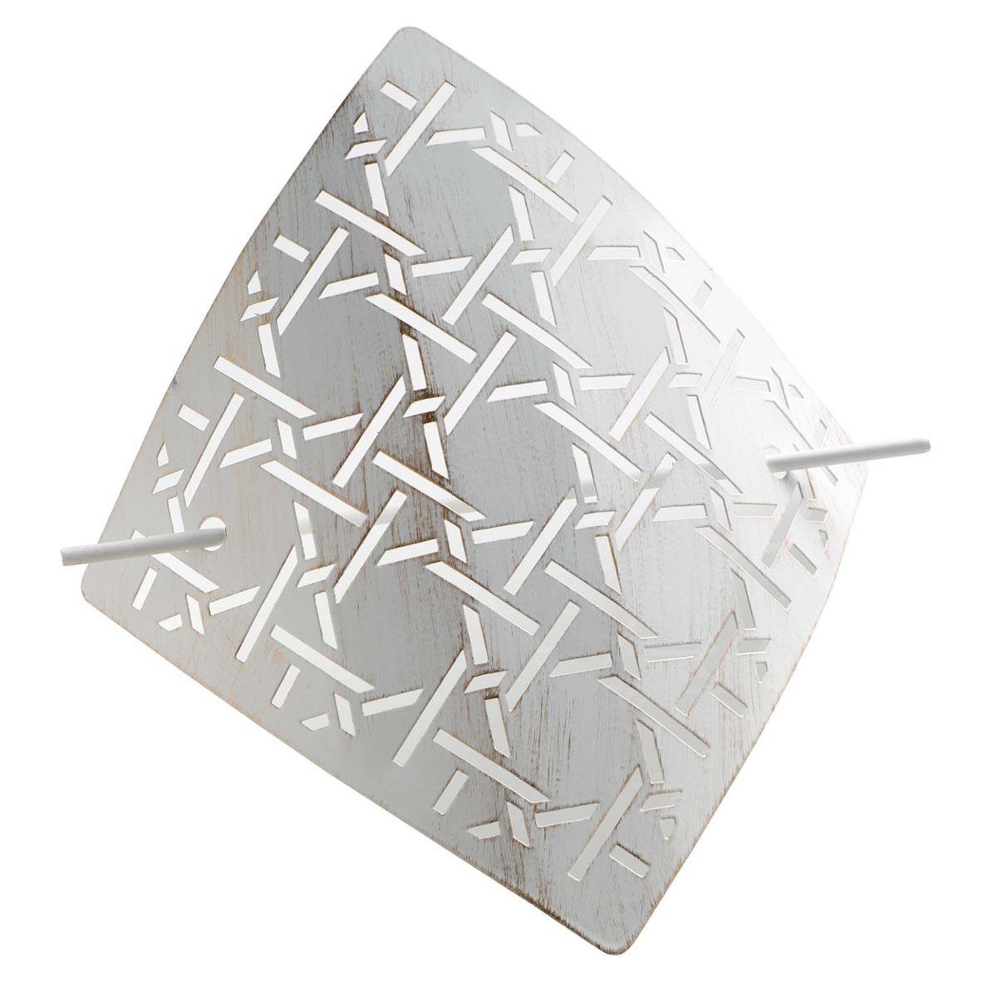 Douceur d'Intérieur Embrasse de rideau broche  bobix  16cm blanc & or