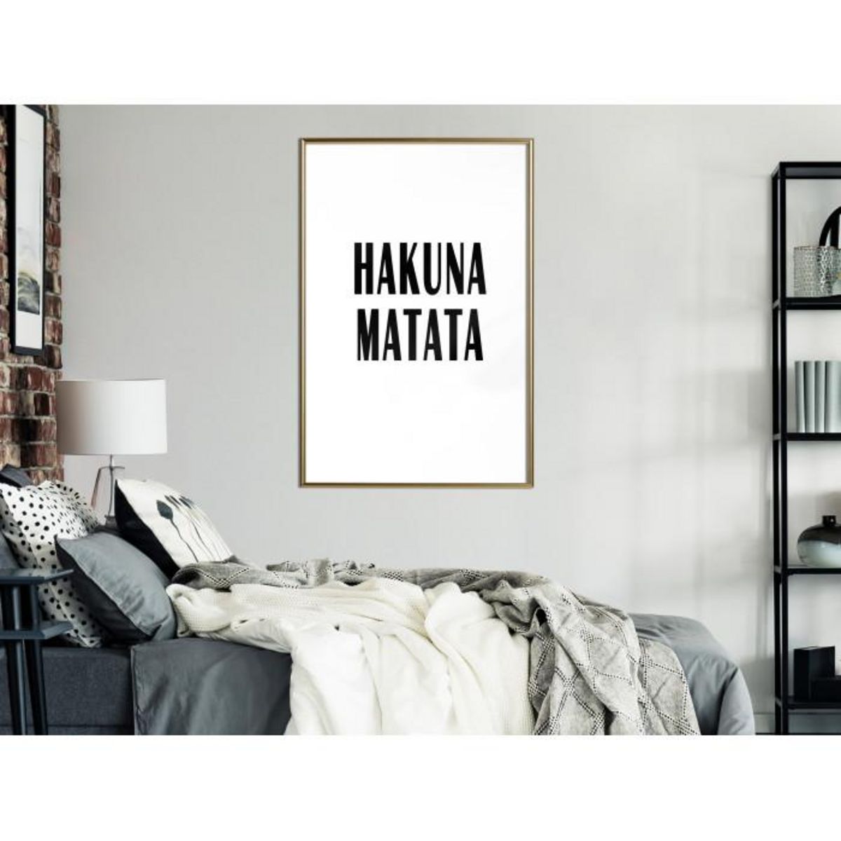 Paris Prix Affiche Murale Encadrée  Hakuna Matata