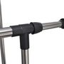 Voir la diapositive 6 : VIDAXL Porte manteaux réglables 2 pcs 2 rails d accrochage
