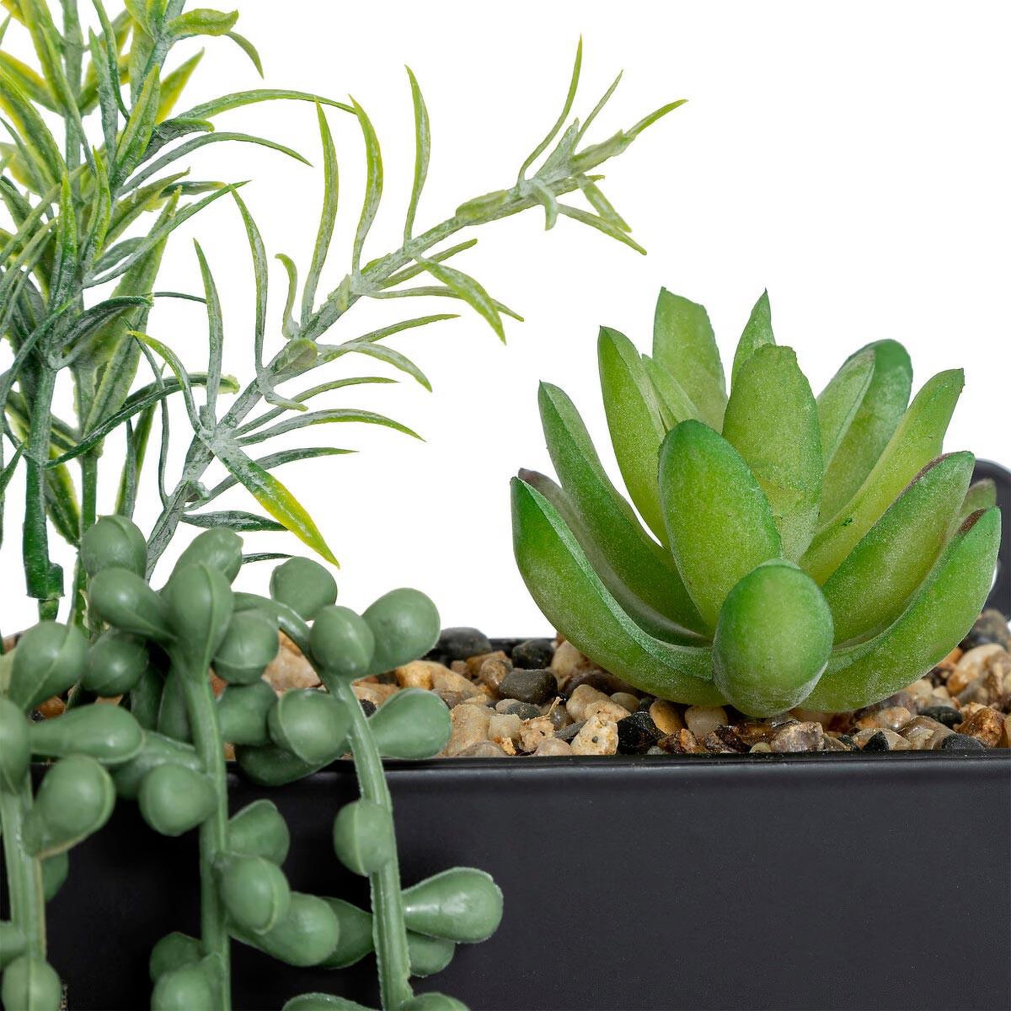 Voir la diapositive 3 : ATMOSPHERA Plante artificielle à suspendre  imy  41cm noir