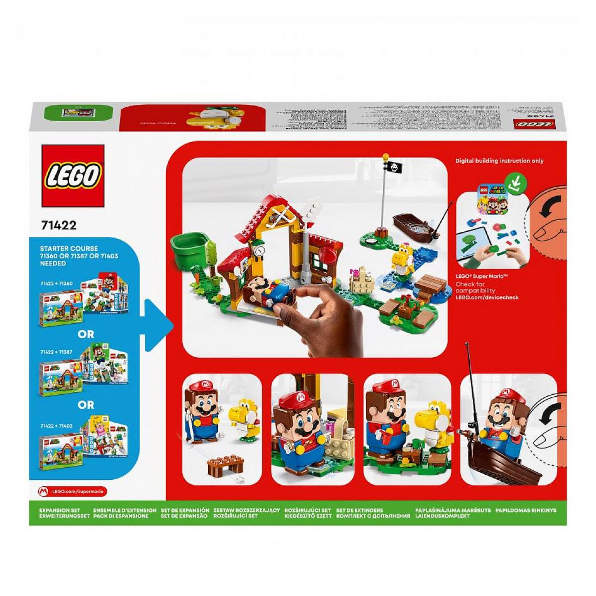 Voir la diapositive 2 : LEGO 71422 - ® - Ensemble d'extension pique-nique chez mario