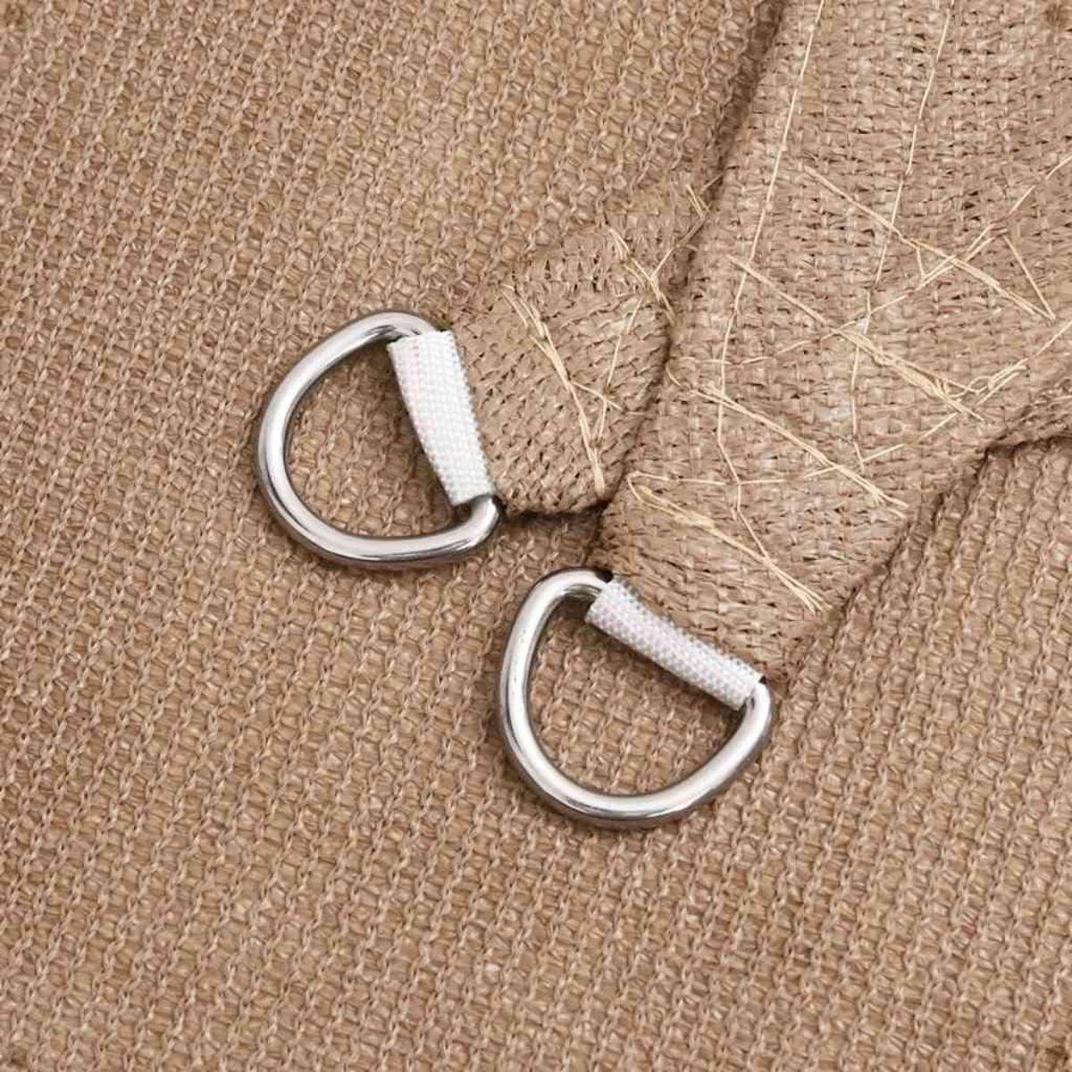 VIDAXL Voile d'ombrage 160 g/m^2 Taupe 4x5x6,8 m PEHD