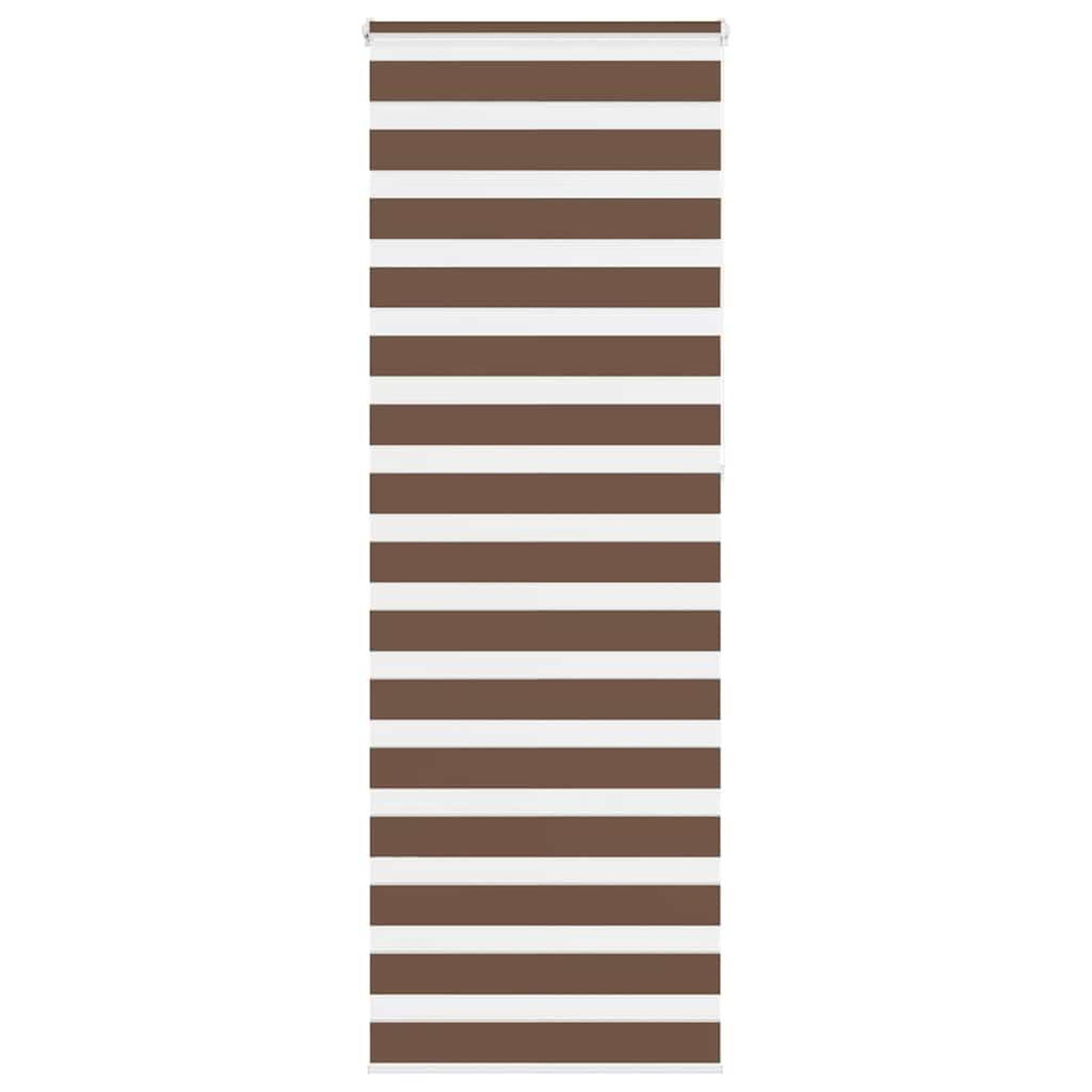 VIDAXL Store zebre marron 75x230 cm largeur du tissu 70,9 cm polyester