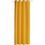 TODAY Rideau à oeillets en coton 140x250 cm. Coloris disponibles : Jaune