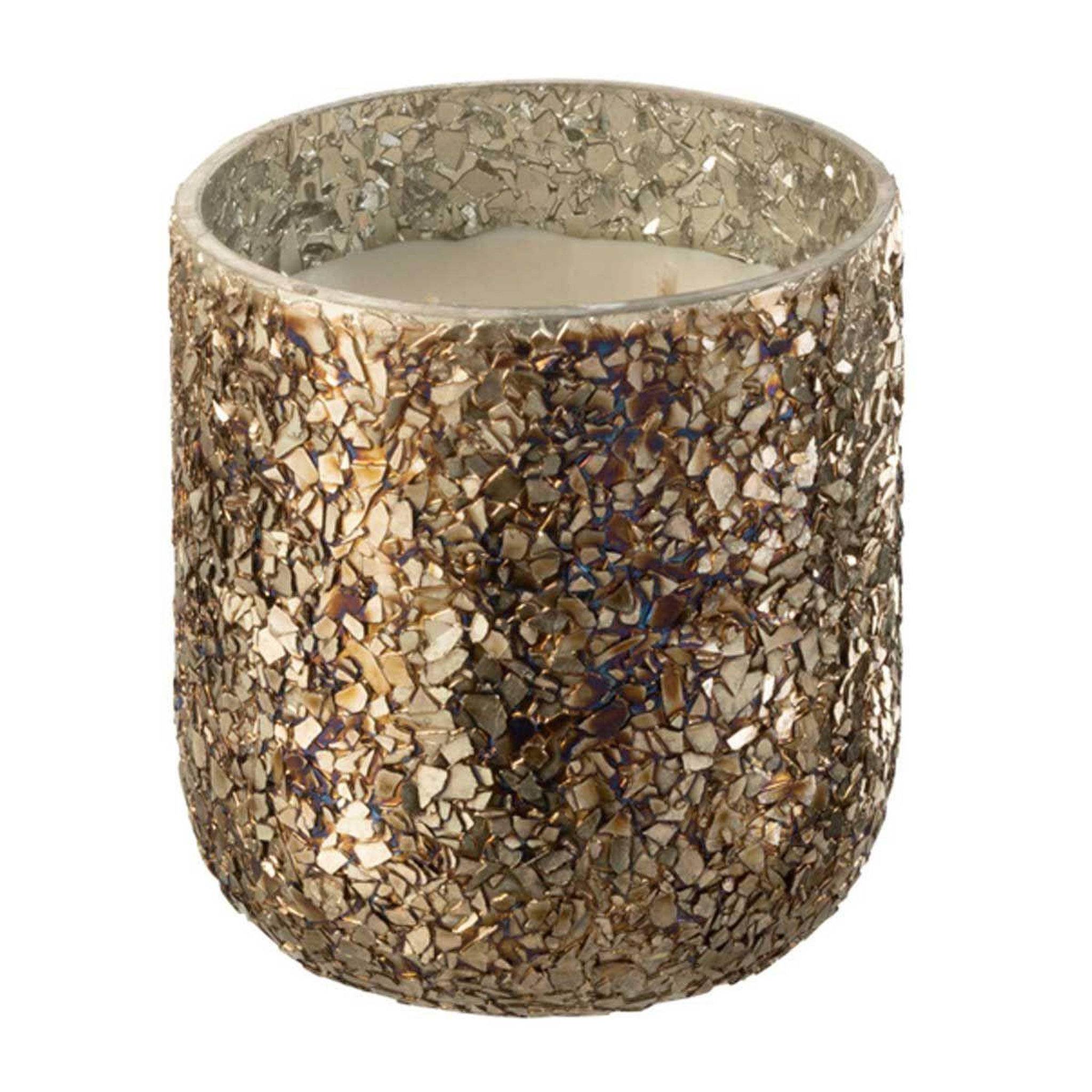J-LINE Bougie parfumée déco  luxuria  10cm cookie crunch
