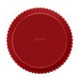 Voir la diapositive 3 : TEFAL TEFAL Moule a tarte Delibake en acier - O 28 cm - Rouge et gris - Fond amovible