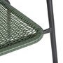 Chaise de jardin - Acier/rotin - Vert - BISTROT