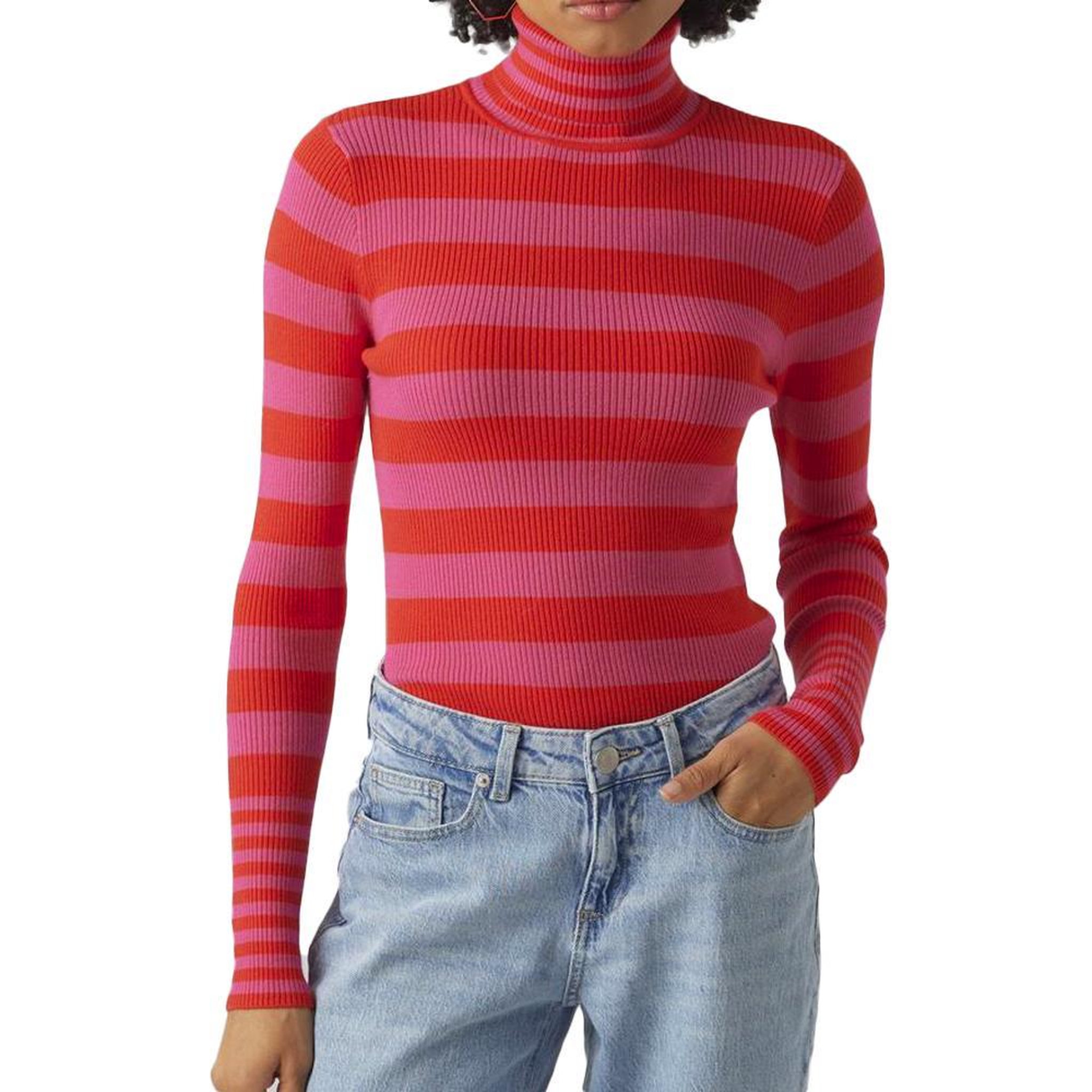 Voir la diapositive 1 : Vero Moda Pull /Rouge  Femme Vero Moda Maxine