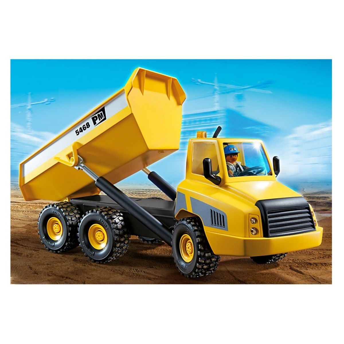 PLAYMOBIL 5468 Grand camion à benne basculante