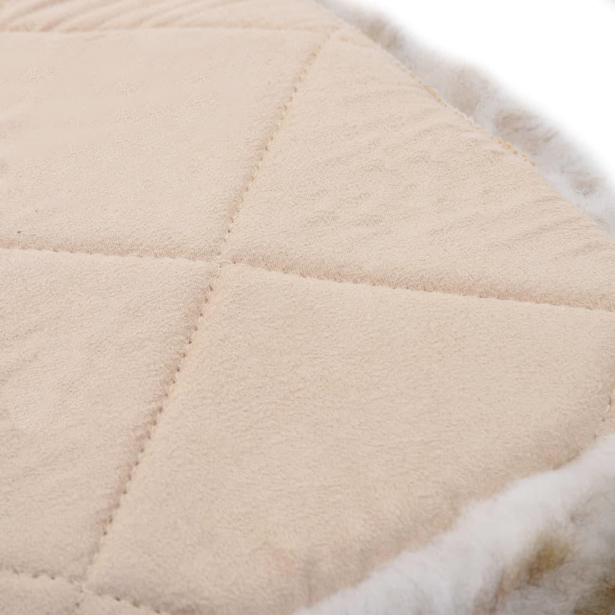 Voir la diapositive 4 : VIDAXL Coussins de chaise lot de 2 Melange de marron Mouton veritable
