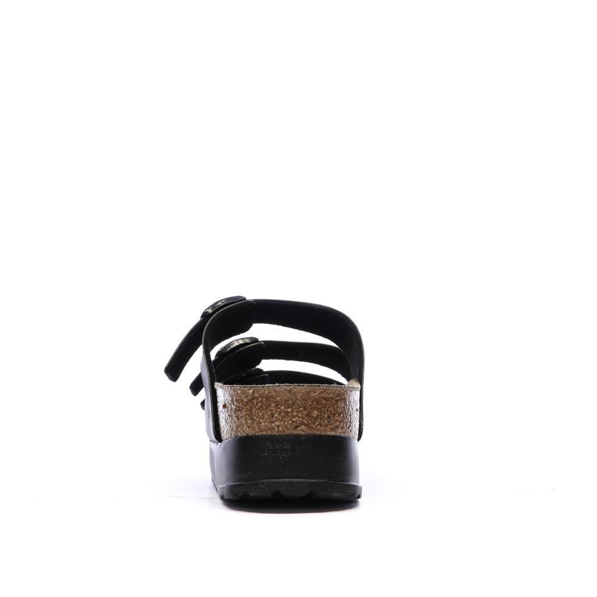 Voir la diapositive 3 : Birkenstock Sandales Noires Femme Birkenstock Arizona Papflex