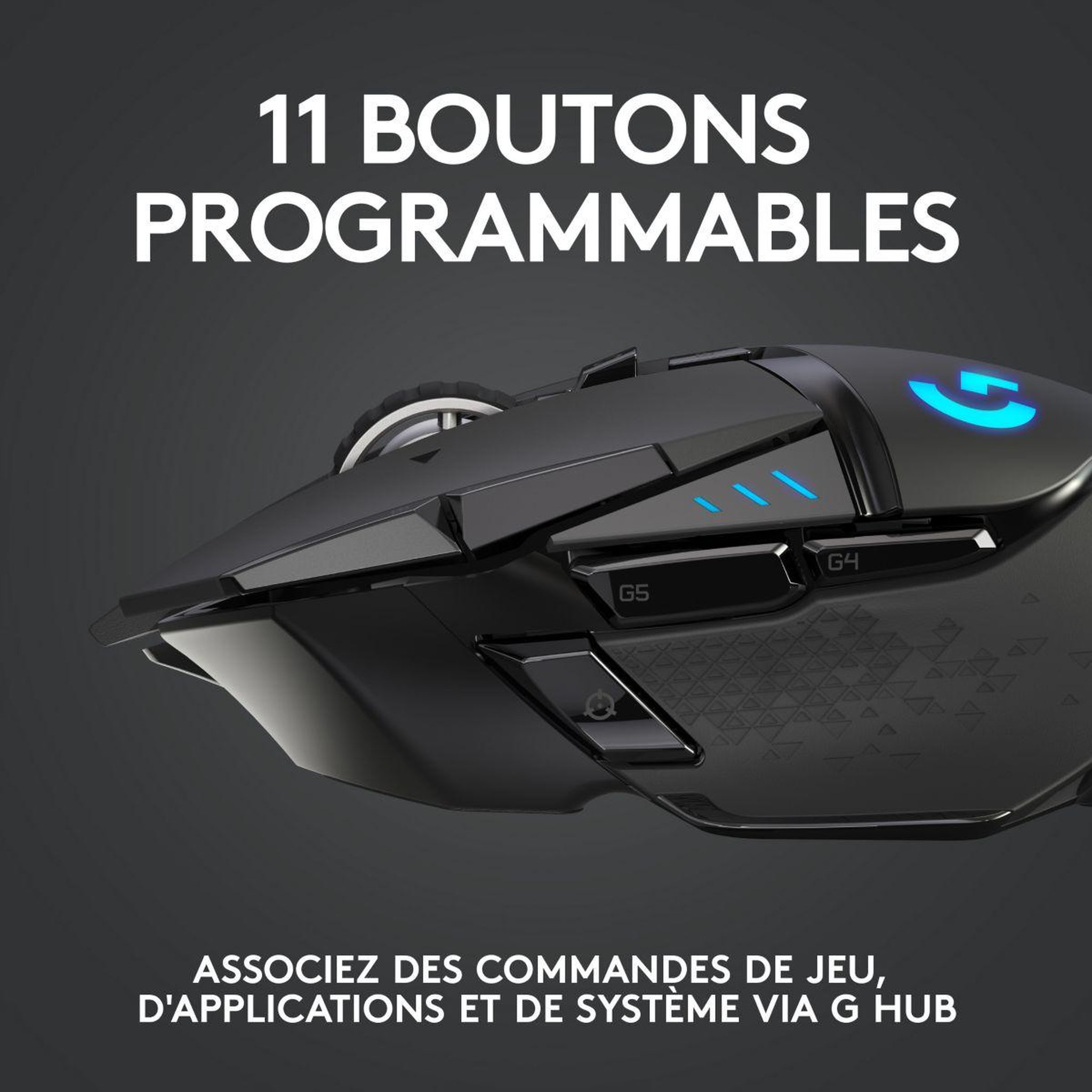 Voir la diapositive 4 : Logitech Souris Gamer Sans Fil G502 Lightspeed