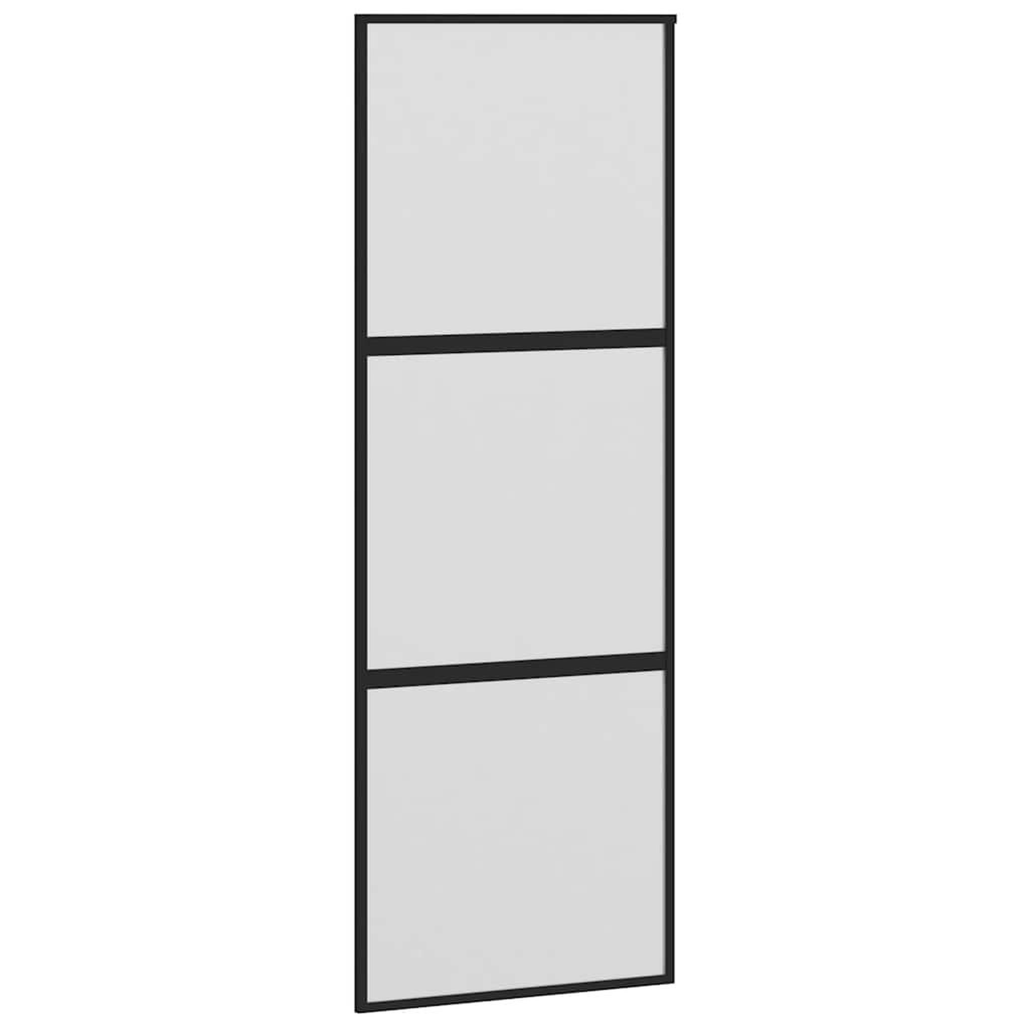 Voir la diapositive 4 : VIDAXL Porte coulissante kit de quincaillerie trempe verre aluminium