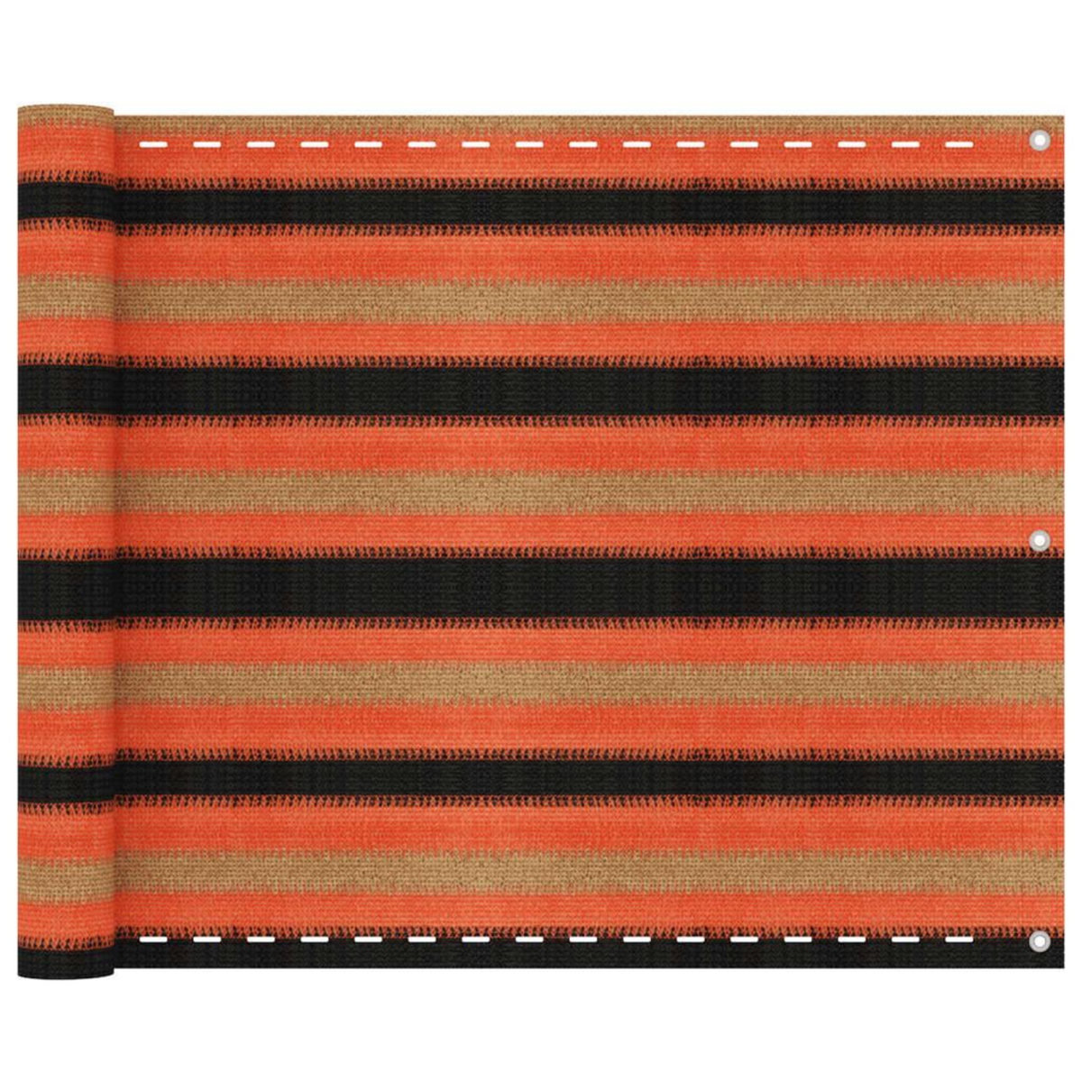 VIDAXL Ecran de balcon Multicolore 75x600 cm PEHD