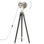Voir la diapositive 3 : VIDAXL Lampadaire a trepied Noir Bois de manguier massif 97 cm