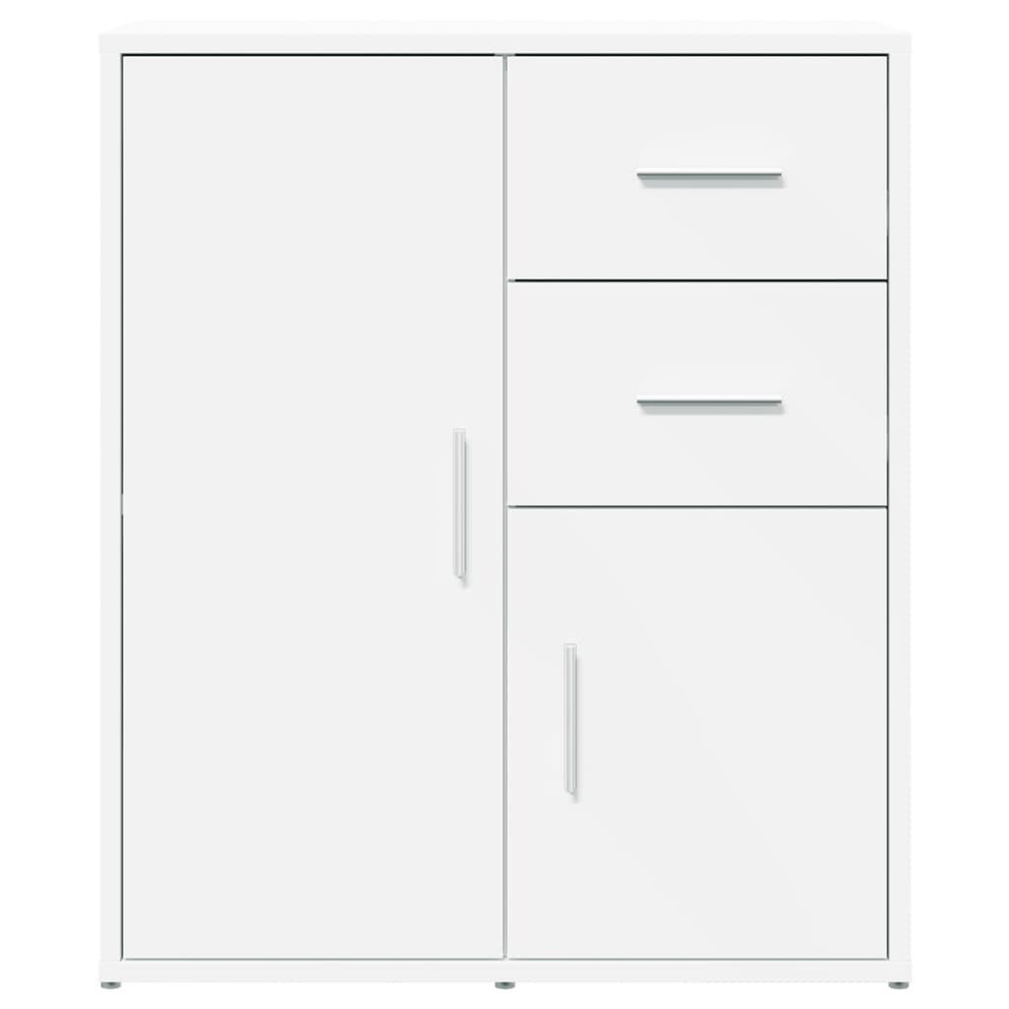Voir la diapositive 5 : VIDAXL Buffets 2 pcs blanc 60x31x70 cm bois d'ingenierie
