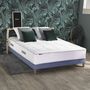 Voir la diapositive 2 : IDLITERIE Ensemble matelas Ressorts 7 zones H28cm + sommier PALACIO 2 FABRICATION FRANCAISE