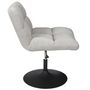 Voir la diapositive 4 : The Home Deco Factory Fauteuil de salon pivotant Askim