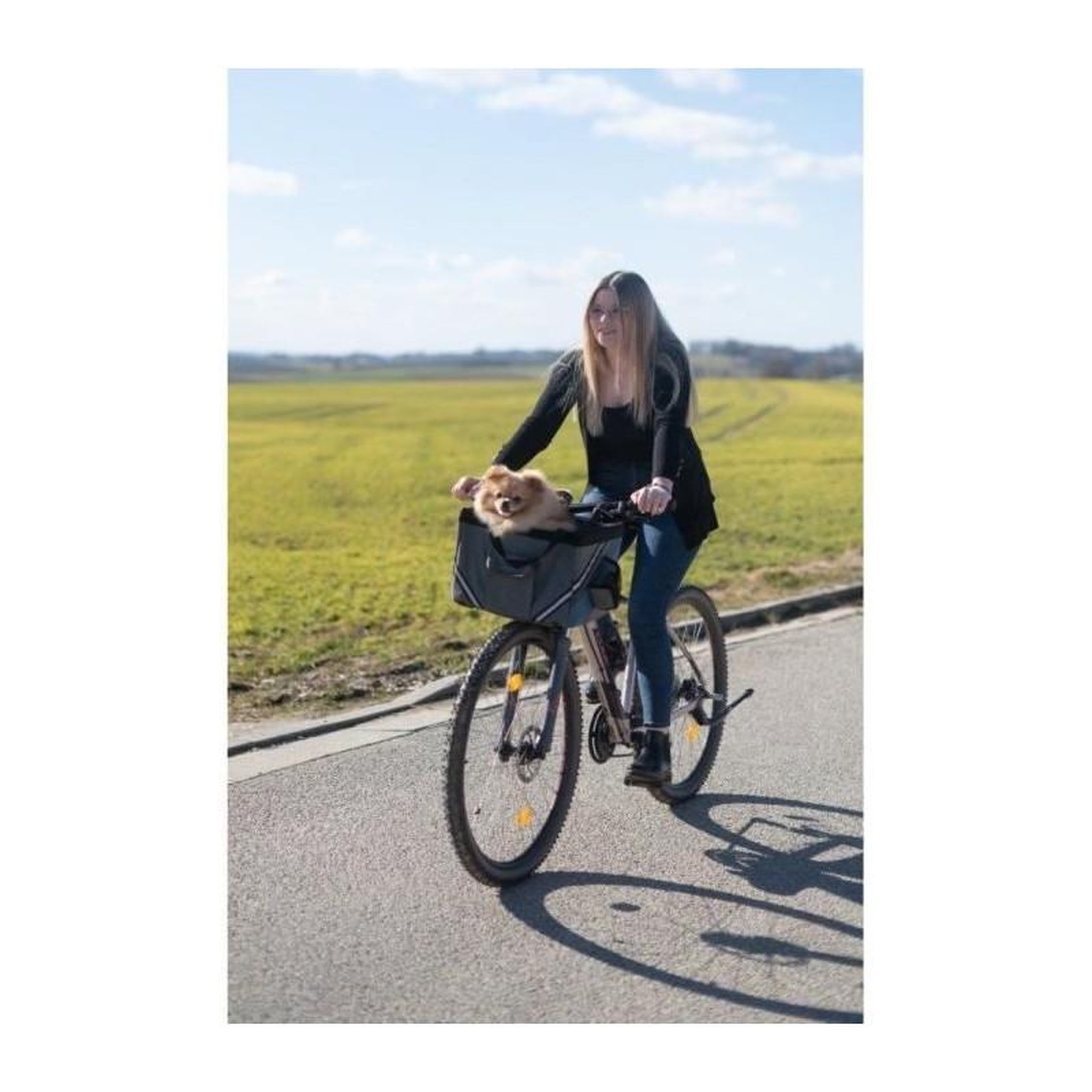 Voir la diapositive 3 : KERBL Sac a vélo - KERBL - Vacation - Gris/bleu - 38x29x25 cm