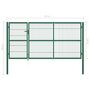 Voir la diapositive 5 : VIDAXL Portail de cloture de jardin avec poteaux 350x140 cm Acier Vert