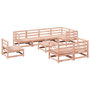 Voir la diapositive 2 : VIDAXL Salon de jardin 9 pcs bois massif sapin de douglas