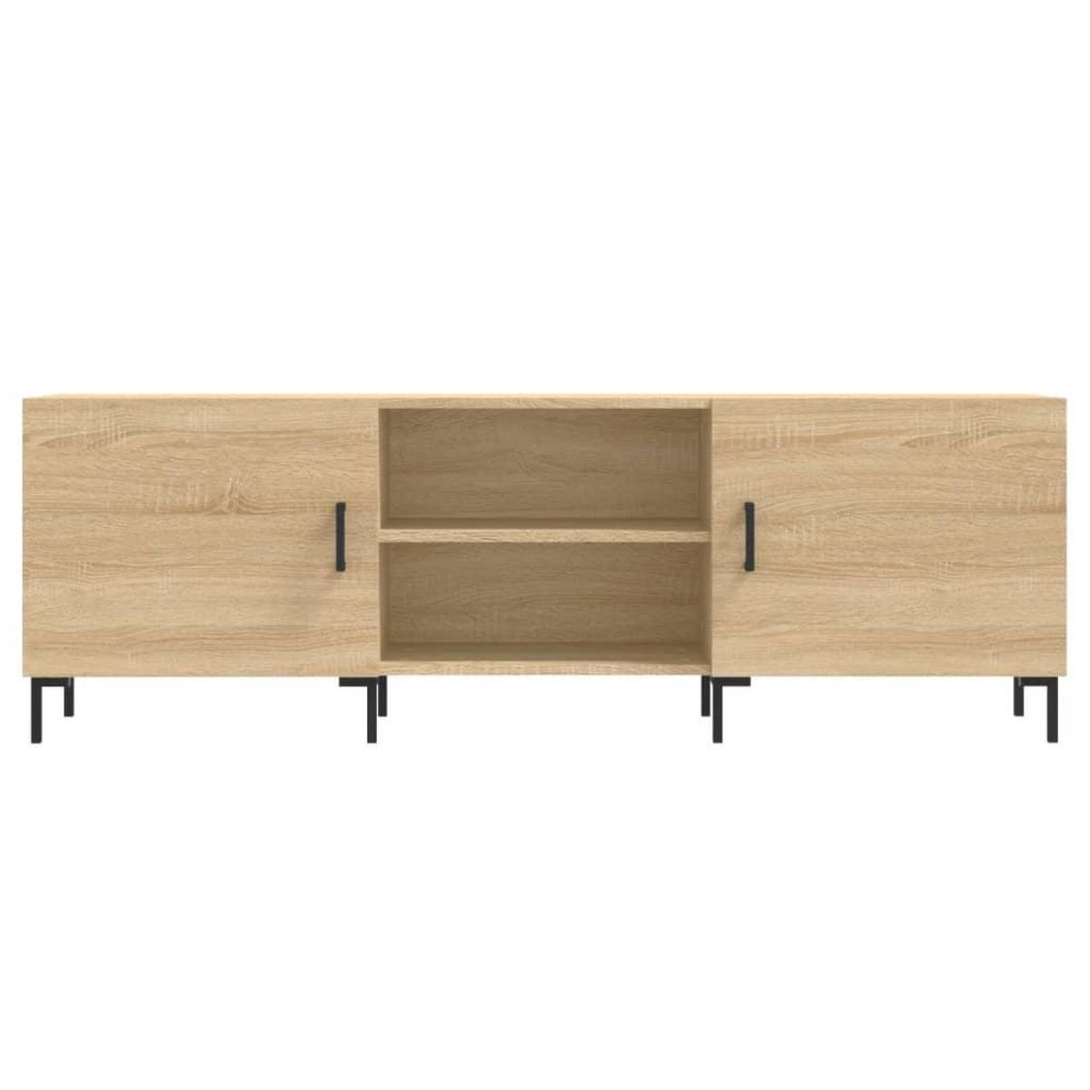 VIDAXL Meuble TV chene sonoma 150x30x50 cm bois d'ingenierie