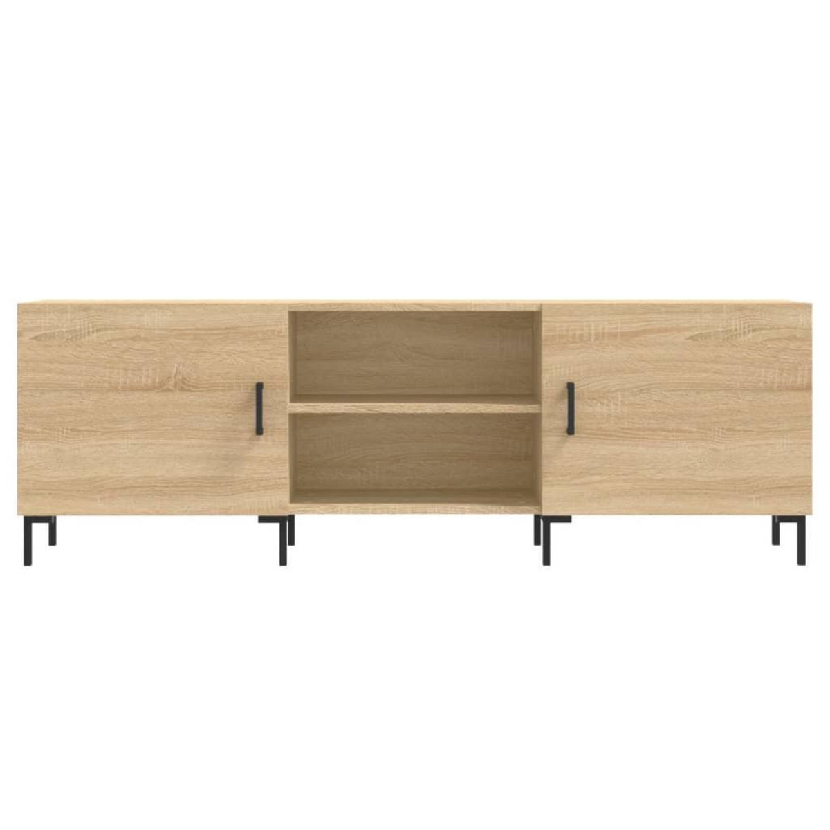VIDAXL Meuble TV chene sonoma 150x30x50 cm bois d'ingenierie