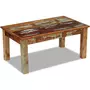 VIDAXL Table basse 100 x 60 x 45 cm Bois de recuperation massif