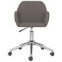 Voir la diapositive 3 : VIDAXL Chaise pivotante de bureau Gris fonce Tissu