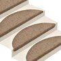 Voir la diapositive 4 : VIDAXL Tapis d'escalier autocollants 15 pcs Creme 56x17x3cm Aiguillete