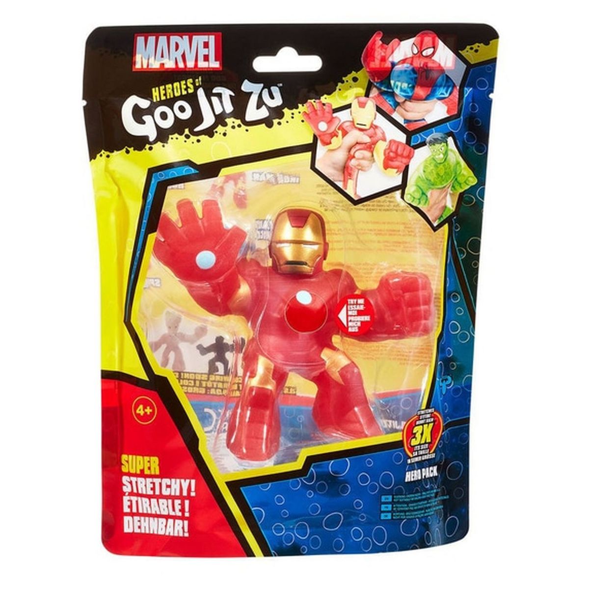 MOOSE TOYS Figurine 11 cm Iron Man - Goo Jit Zu - Marvel