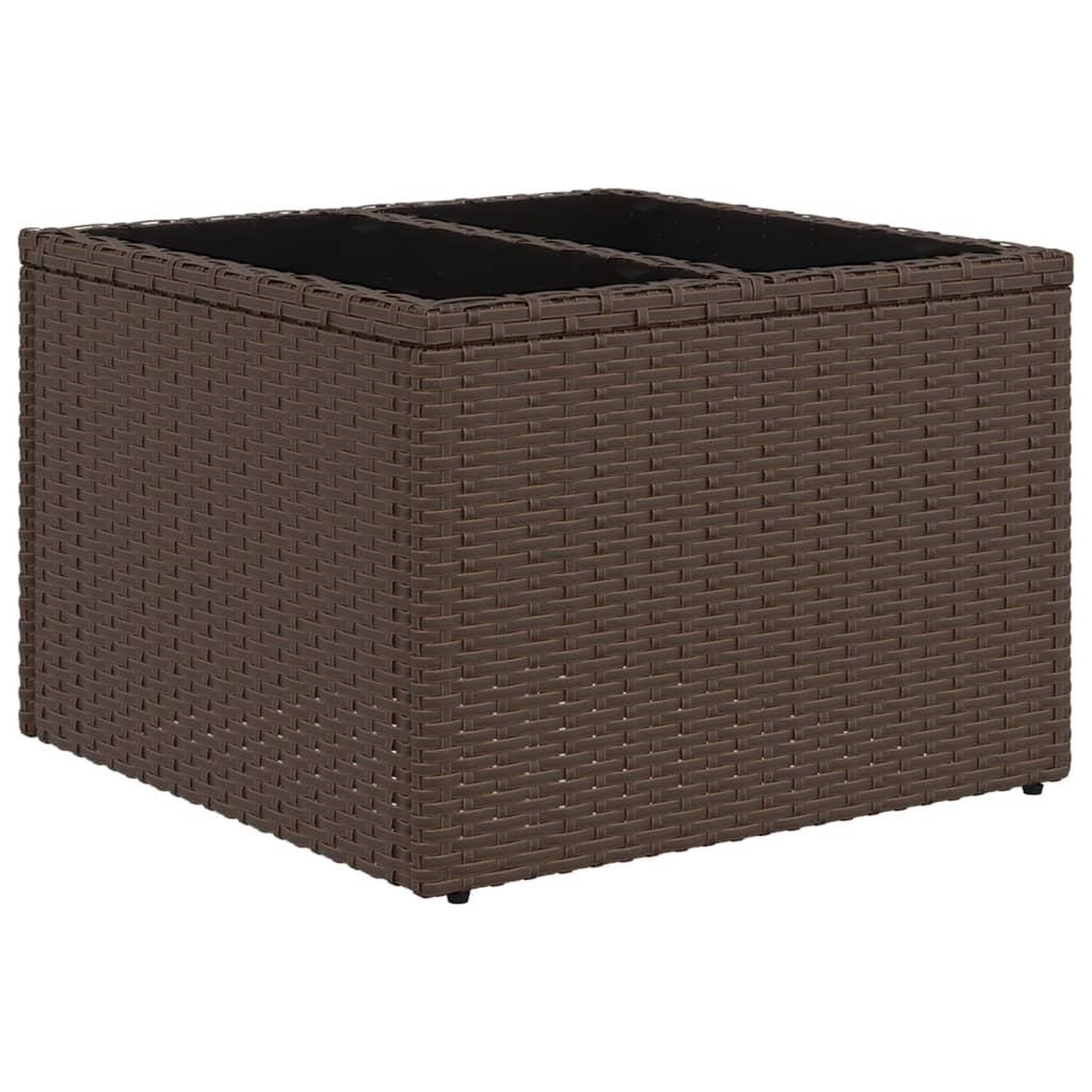 Voir la diapositive 4 : VIDAXL Salon de jardin avec coussins 6 pcs marron resine tressee