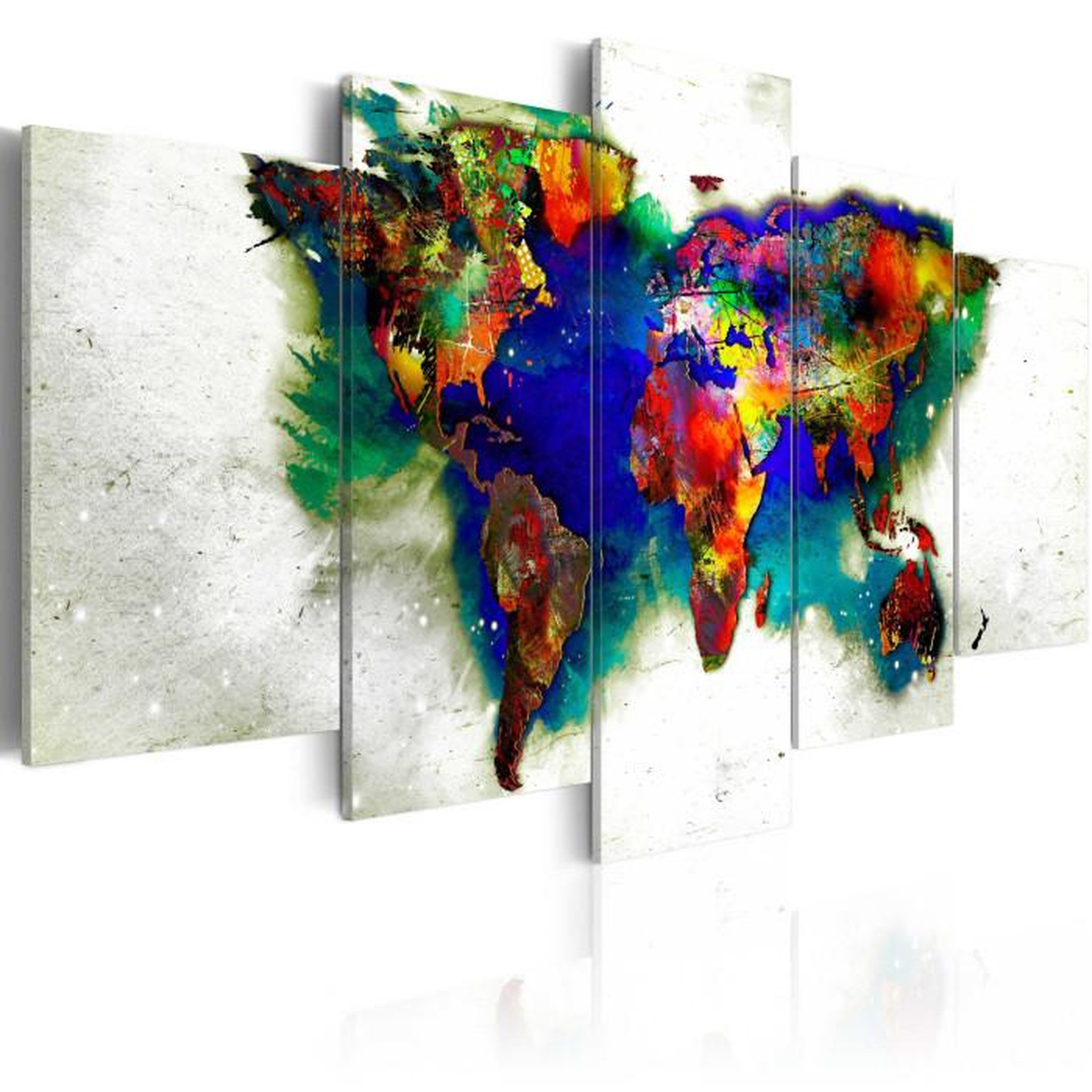 Paris Prix Tableau Imprimé  Green Planet. Coloris disponibles : Multicolore