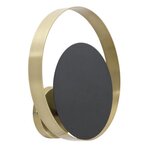 Paris Prix Applique Murale en Métal  Shuttle  25cm Noir & Or