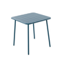 Voir la diapositive 6 : CONCEPT USINE Ensemble table + chaise en acier bleu 4 places BERGAME