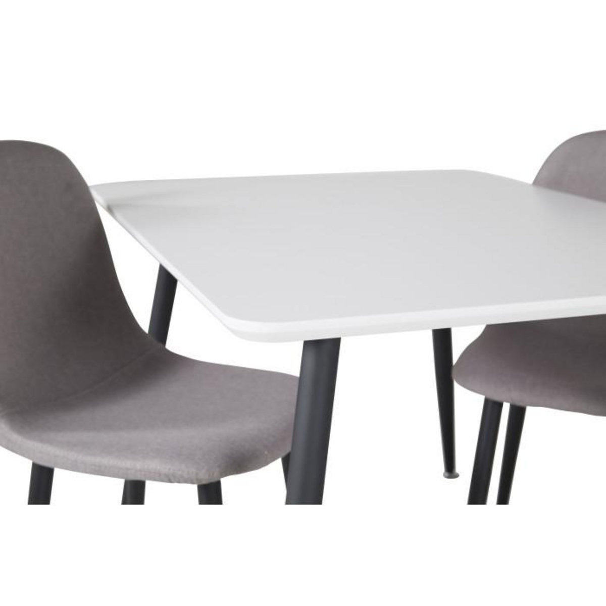 Paris Prix Table Enfant & 2 Chaises  Polar  80cm Blanc & Gris