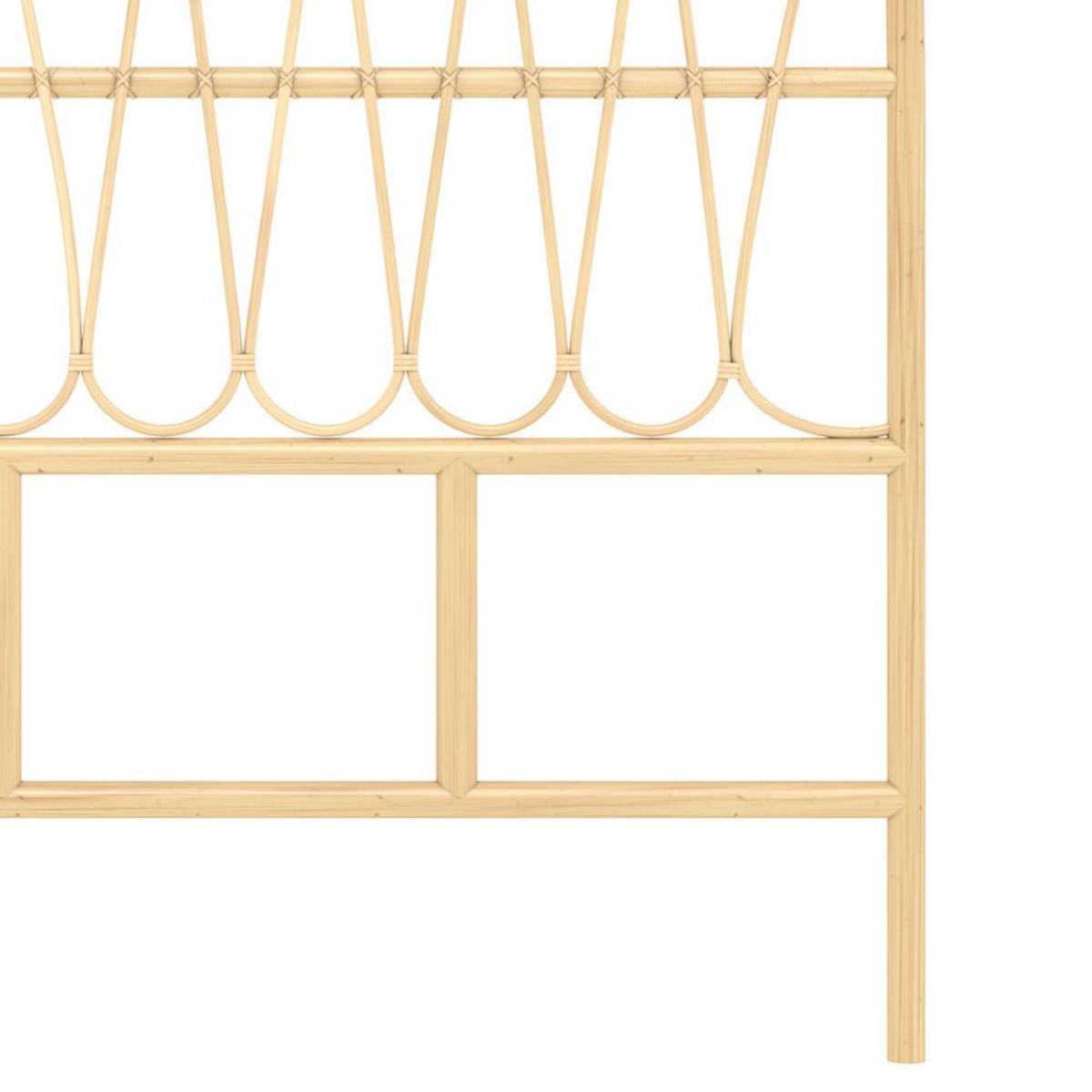 Rendez vous déco Tête de lit en rotin naturel 140 cm - Elior