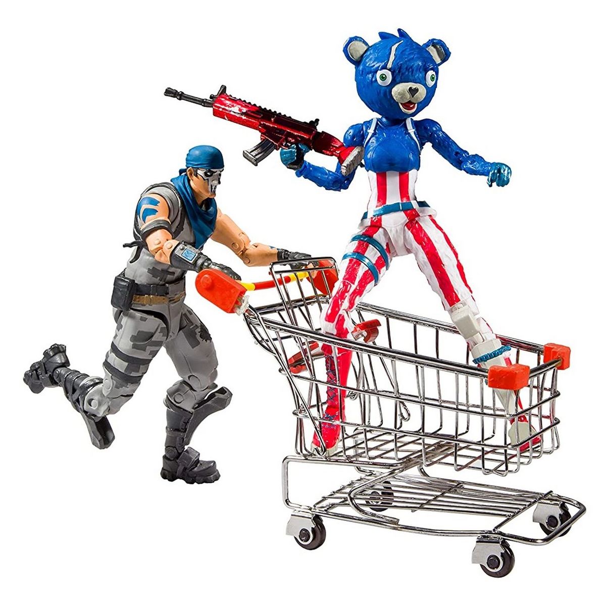 Fortnite Mcfarlane Chariot de course et 2 personnages