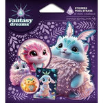 ANIMAUX SCINTILLANTS. 15 STICKERS EN PIXEL STRASS ET MINI CRISTAUX, 1 COUPELLE, 1 CARRE DE CIRE & 1 STYLET, Fleurus