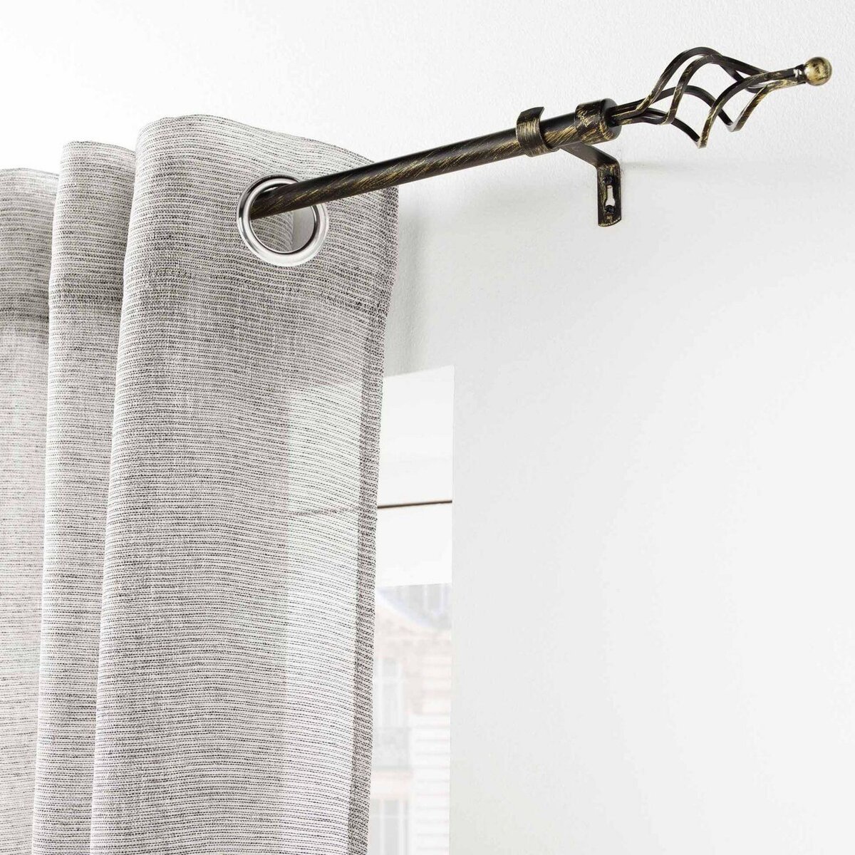 Douceur d'Intérieur Kit de tringle à rideaux extensible TWISTY