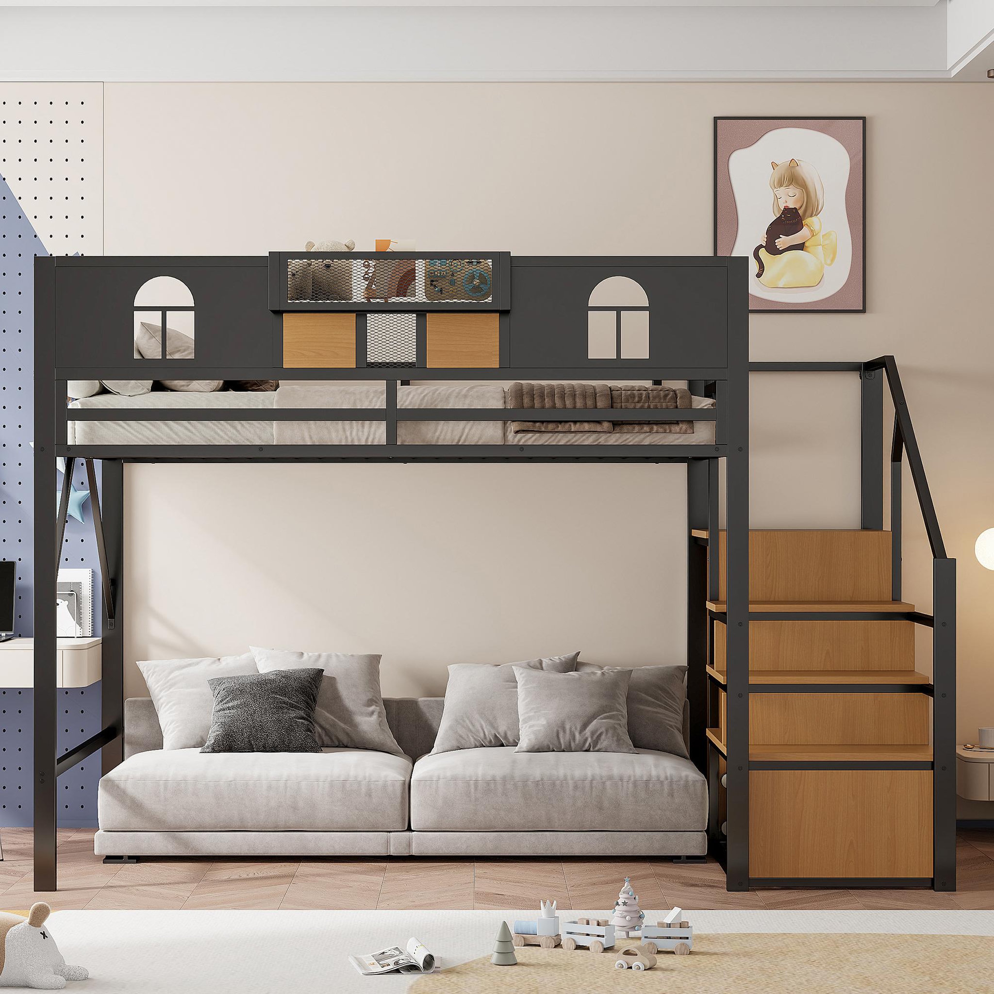Voir la diapositive 2 : MERAX Lit mezzanine
