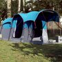 Voir la diapositive 1 : VIDAXL Tente familiale tunnel 8 personnes bleu impermeable