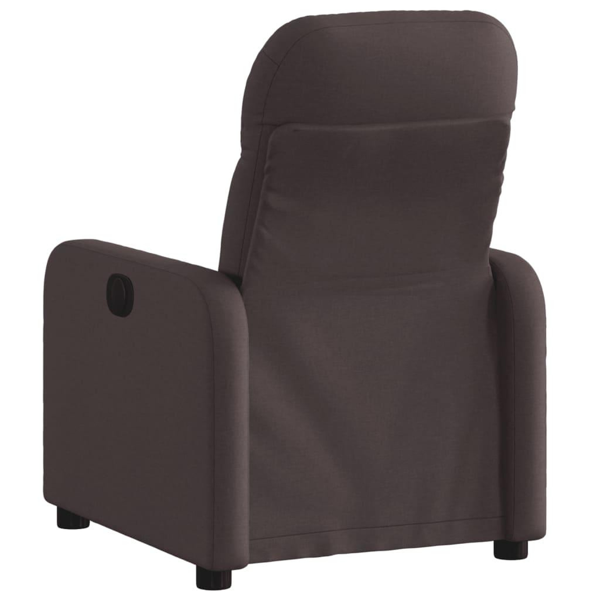 Voir la diapositive 4 : VIDAXL Fauteuil inclinable electrique Marron fonce Tissu