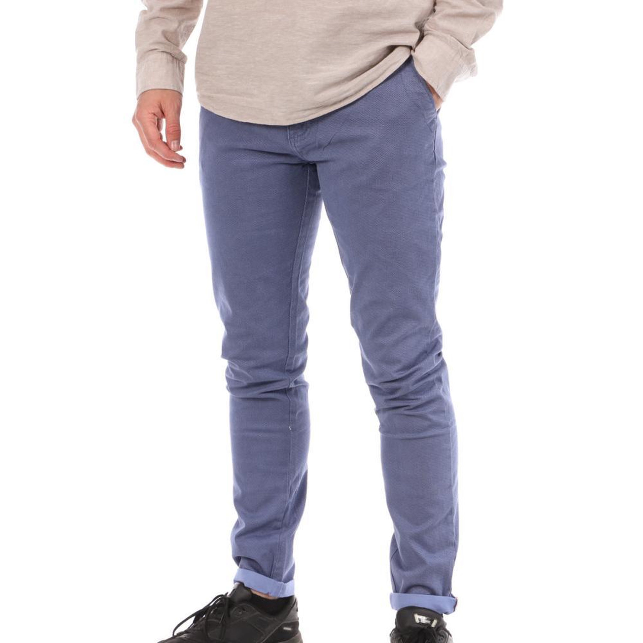 LA MAISON BLAGGIO Chino bleu homme la maison blaggio tamar. Coloris disponibles : Violet
