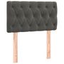 Voir la diapositive 2 : VIDAXL Tete de lit Gris fonce 80x7x78/88 cm Velours