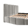 Voir la diapositive 5 : BEST MOBILIER Torreon - lit coffre - 140x200 - sommier inclus - en velours