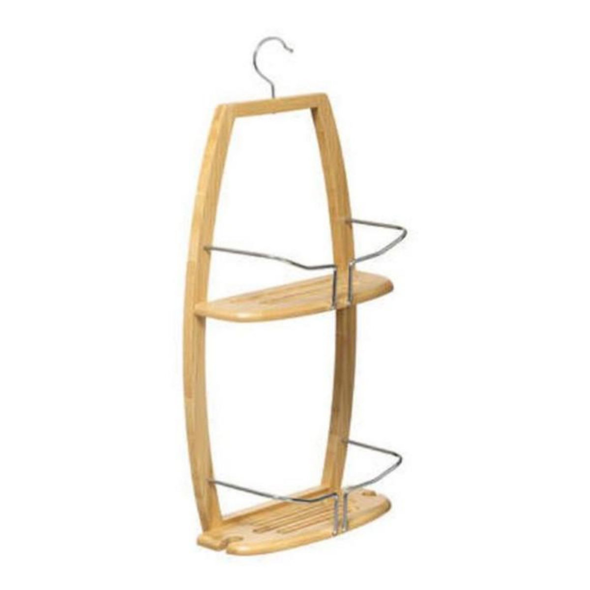 FIVE Support de Douche 2 Etagères  Bambou  61cm Naturel