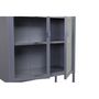 Voir la diapositive 3 : Paris Prix Vitrine 2 Portes en Verre  Misha  150cm Gris
